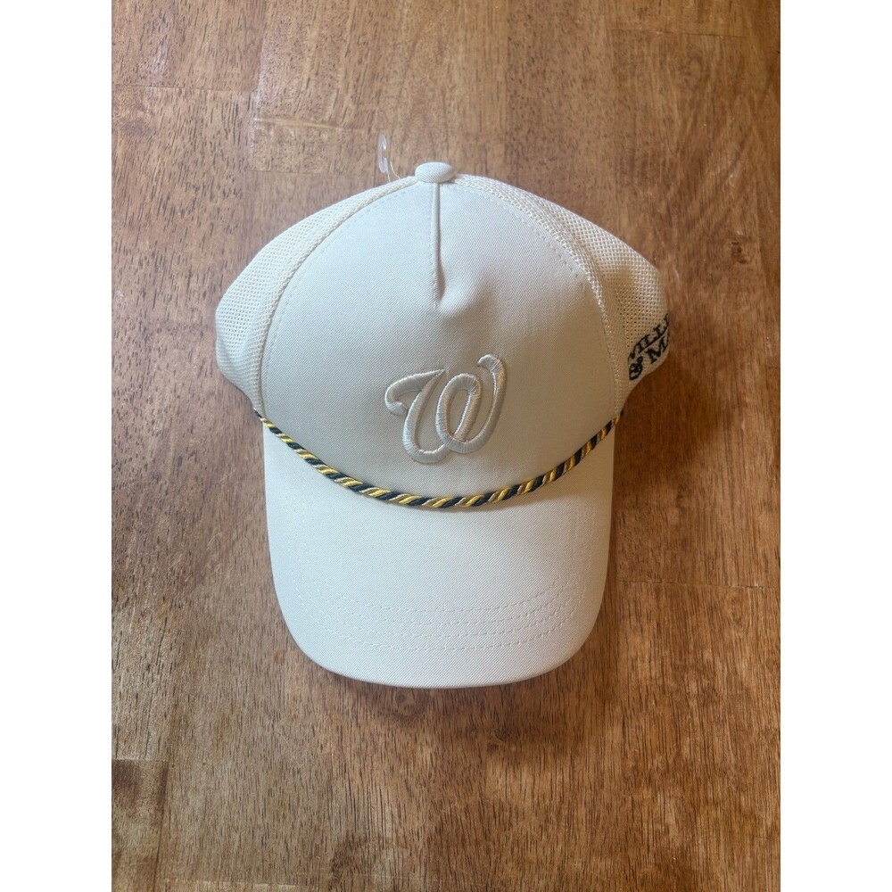 Washington Nationals William & Mary Tribe Rope Hat Cap SGA W/Special Ticket 2025